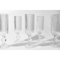 Бокал для шампанского стеклянный Magistro &laquo;Грани&raquo;, 150 мл, 5,5&times;18,5 см, цвет прозрачный