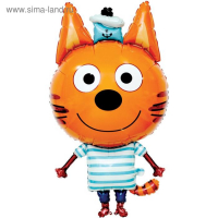 Шар фольгированный 36'' «Три Кота. Коржик», фигура, 1 шт. в упаковке Шар фольгированный 36'' «Три Кота. Коржик», фигура, 1 шт. в упаковке