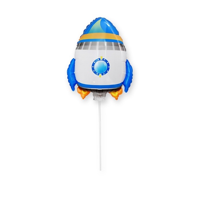 Шар фольгированный 19" &laquo;Ракета&raquo;, на палочке