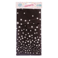 Скатерть &laquo;Звёзды&raquo;, 137 &times; 183 см, цвет серебро