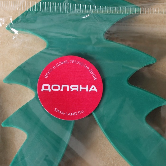 Форма для вырезания печенья новогодняя Доляна &laquo;Ёлочка&raquo;, 28&times;19 см, цвет зелёный