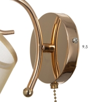 Бра 662447/1 E27 40Вт золото 22х15х24 см