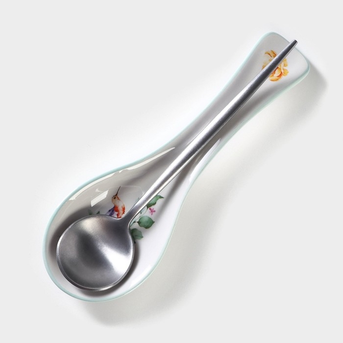 Подставка под ложку Доляна &laquo;Пташка&raquo;, 22,5&times;7,5&times;2,5 см