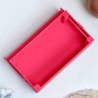 Кашпо деревянное 24.5×13.5×9 см "Двушка Лайт", двухреечное, розовый Дарим Красиво Кашпо деревянное 24.5×13.5×9 см "Двушка Лайт", двухреечное, розовый Дарим Красиво