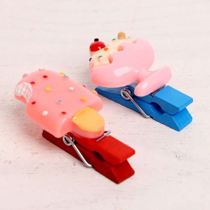 Набор для фото и декора «Мороженое» 12 шт. Набор для фото и декора «Мороженое» 12 шт.