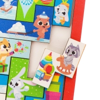 Деревянный тетрис «Новый год! Праздник у зверят» Деревянный тетрис «Новый год! Праздник у зверят»