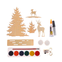 Набор для творчества 3д картина - ночник &laquo;Олени в лесу&raquo;