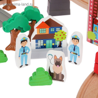 Железная дорога "Путешествие на море", поезд на батарейках, 92 элемента Железная дорога "Путешествие на море", поезд на батарейках, 92 элемента