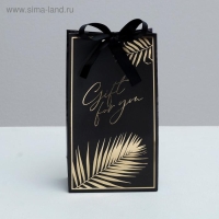 Пакет подарочный с лентой, упаковка, «Gift for you», 13 х 23 х 7 см Пакет подарочный с лентой, упаковка, «Gift for you», 13 х 23 х 7 см