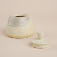 Сахарница фарфоровая SL Home &laquo;Волны Сардинии&raquo;, 280 мл, 9,5&times;10,5 см, цвет бежевый