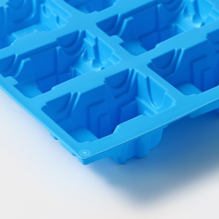 Форма для выпечки Доляна «Грузовик», силикон, 22×22 см, 6 ячеек (9,8×4,9 см), цвет МИКС Форма для выпечки Доляна «Грузовик», силикон, 22×22 см, 6 ячеек (9,8×4,9 см), цвет МИКС