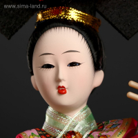 Кукла коллекционная "Китаянка в национ. платье с муз.инструмен. - пипой" МИКС 32х12,5х12,5см Кукла коллекционная "Китаянка в национ. платье с муз.инструмен. - пипой" МИКС 32х12,5х12,5см