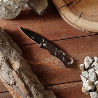 Нож складной "Разведчик" 15,4см, клинок 66мм/1,2мм, карабин Нож складной "Разведчик" 15,4см, клинок 66мм/1,2мм, карабин