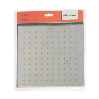 Душевая лейка Accoona А355-1, на шарнирном креплении, 20 см, квадрат, нержавеющая сталь