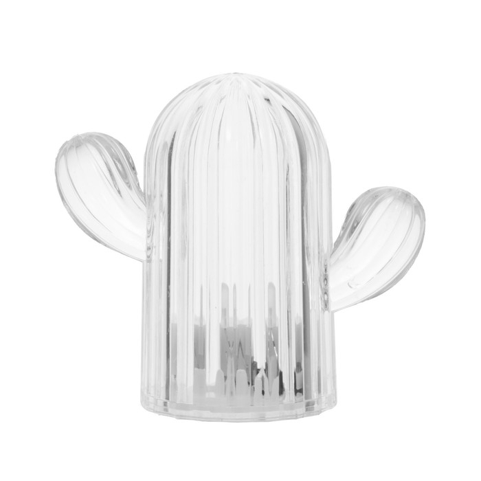 Ночник Ночник "Кактус" LED 1Вт 3х AG10 прозрачный 5,5х6х11см RISALUX
