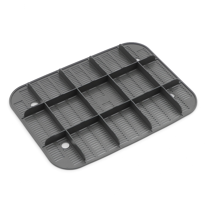 Туалет Туалет "Сима Люкс" с сеткой и бортом 30 х 39 х 19 см, серый