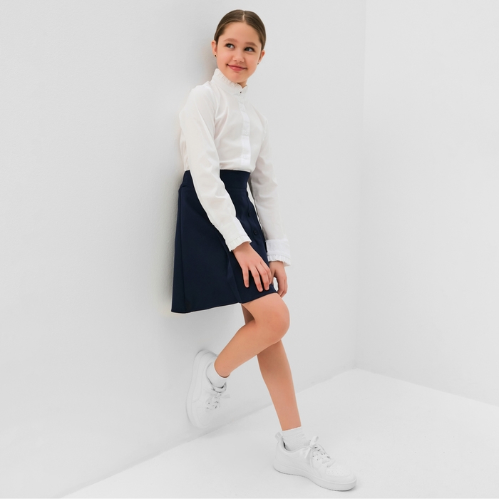 Юбка для девочки MINAKU, цвет синий, рост 140 см