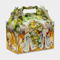 Новый год. Подарочная коробка новогодняя Ларец "Новогодний Шарм" 21,2 х 12,3 х 22,6 см. Новый год. Подарочная коробка новогодняя Ларец "Новогодний Шарм" 21,2 х 12,3 х 22,6 см.