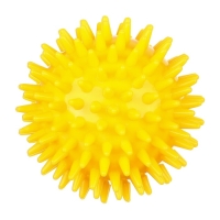 Развивающий массажный мячик, диаметр 8 см, цвет желтый Крошка Я Развивающий массажный мячик, диаметр 8 см, цвет желтый Крошка Я