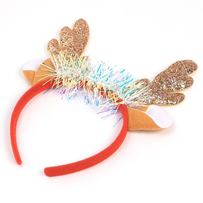 Карнавальный ободок &laquo;Рожки&raquo; с ушками