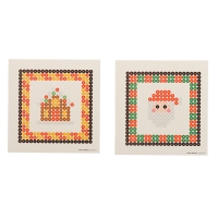 Аквамозаика «Шары с Дедом Морозом и домиком», 2 фигурки, 544 шарика Аквамозаика «Шары с Дедом Морозом и домиком», 2 фигурки, 544 шарика