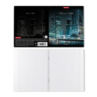 Тетрадь 48 листов в клетку, ErichKrause Moscow Night, обложка мелованный картон, блок офсет 100% белизна, МИКС (1 вид в спайке) Тетрадь 48 листов в клетку, ErichKrause Moscow Night, обложка мелованный картон, блок офсет 100% белизна, МИКС (1 вид в спайке)