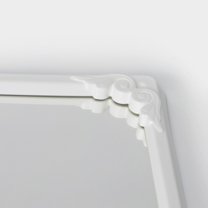 Зеркало в рамке, 49,5&times;39 см, цвет белый