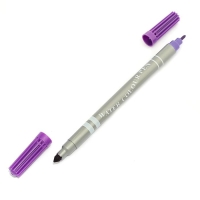 Фломастеры, 6 цветов, двусторонние, круглый наконечник 2 мм/5 мм, вентилируемый колпачок, в блистере Фломастеры, 6 цветов, двусторонние, круглый наконечник 2 мм/5 мм, вентилируемый колпачок, в блистере