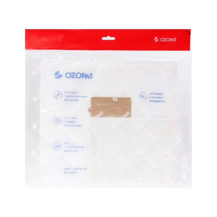 Мешок-пылесборник XXL-32 Ozone синтетические для пылесоса, 12 шт + 2 микрофильтра Мешок-пылесборник XXL-32 Ozone синтетические для пылесоса, 12 шт + 2 микрофильтра