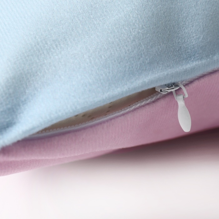 Чехол на подушку Этель "Hi, bye", 40*40 см, 100 п/э, велюр