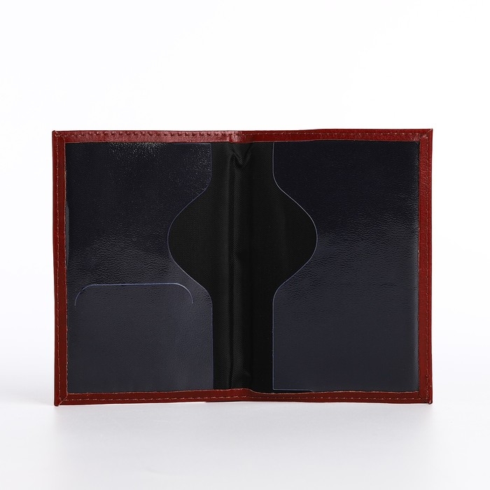 Обложка для паспорта, цвет коричневый