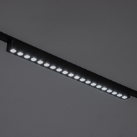 Светильник трековый ULTRA "Линза" LED 24Вт 3000K-5700К CRI90 черный 44,5х2,6х2,4см Светильник трековый ULTRA "Линза" LED 24Вт 3000K-5700К CRI90 черный 44,5х2,6х2,4см