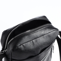 Сумка мужская на молнии, цвет чёрный Сумка мужская на молнии, цвет чёрный