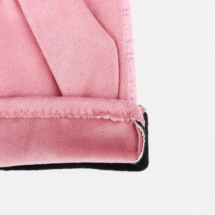 Перчатки женские, безразмерные, с утеплителем, цвет розовый Перчатки женские, безразмерные, с утеплителем, цвет розовый