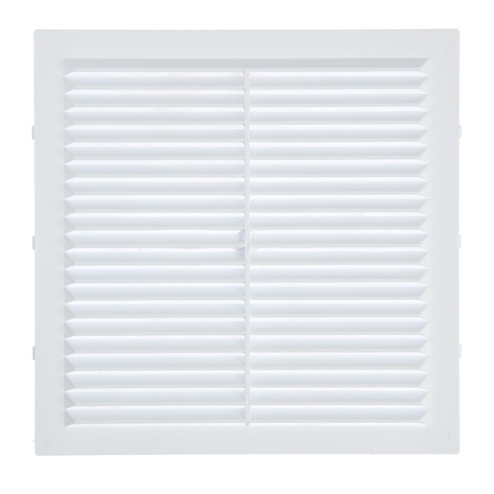 Решетка вентиляционная Решетка вентиляционная "КосмоВент" Л194, 194 х 194 мм, с сеткой, неразъемная