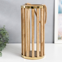 Подсвечник дерево "Цилиндр - рейка" набор 2 шт 22х22х50, 18х18х40 см Подсвечник дерево "Цилиндр - рейка" набор 2 шт 22х22х50, 18х18х40 см