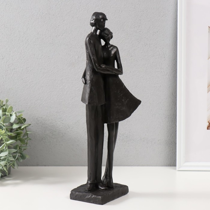 Сувенир полистоун Сувенир полистоун "Мама и дочка" чёрный 40х12х11 см