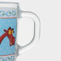 Кружка стеклянная «Три Богатыря», 230 мл Кружка стеклянная «Три Богатыря», 230 мл