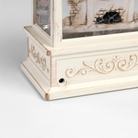 Фигура светодиодная &laquo;Рождество&raquo;, 21х13.3х8.1 см, музыка, батарейки ААх3 (не в комплекте), USB, свечение тёплое белое