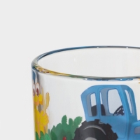 Кружка «Синий трактор. Цифры», 250 мл, d=7,2 см, h=9 см, стекло Кружка «Синий трактор. Цифры», 250 мл, d=7,2 см, h=9 см, стекло