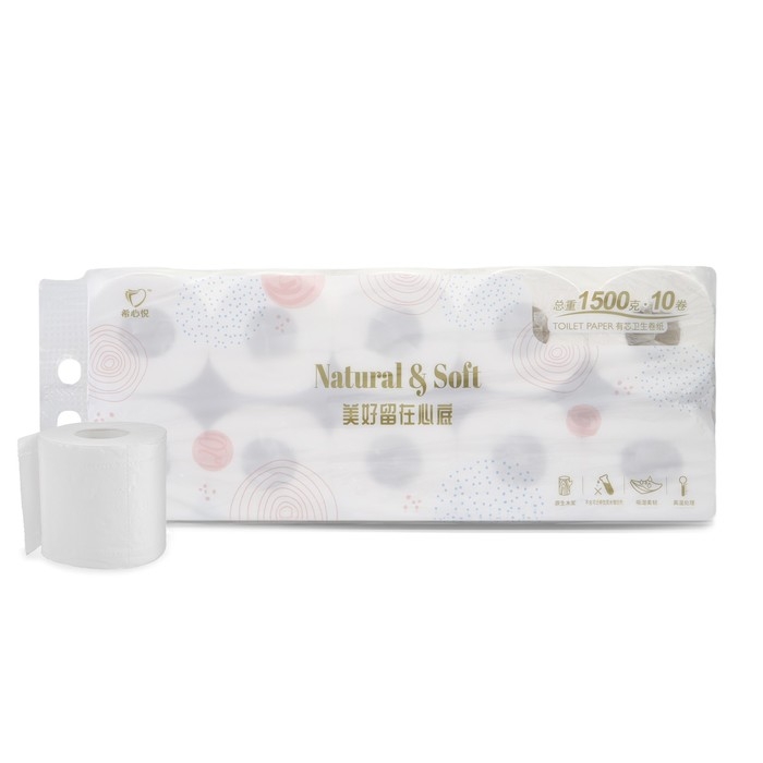 Туалетная бумага Natural & Soft, 3 слоя, 10 рулонов, 36 метров Туалетная бумага Natural & Soft, 3 слоя, 10 рулонов, 36 метров