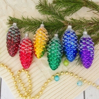 Набор "Сосновый бор" (набор 6 шт) d-8 см Набор "Сосновый бор" (набор 6 шт) d-8 см