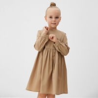 Платье для девочки MINAKU цвет бежевый, рост 98 см Платье для девочки MINAKU цвет бежевый, рост 98 см