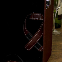 Шкатулка дерево под бутылку "Джентльмен" кофейный 35,5х12х11 см