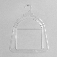 Вешалка для шапок, пластик, 24&times;30 см, цвет прозрачный