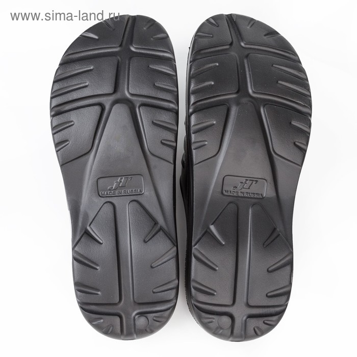Сланцы мужские &laquo;Тайм&raquo; цвет чёрный, размер 43-44