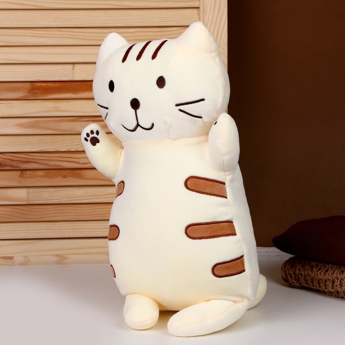Мягкая игрушка «Кот», 45 см, цвет бежевый Мягкая игрушка «Кот», 45 см, цвет бежевый
