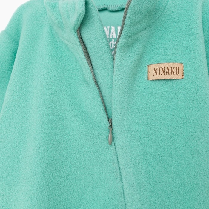 Комбинезон детский MINAKU цвет мятный, размер 62-68