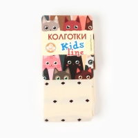 Колготки детские для девочки, цвет молочный, рост 80-86 см Колготки детские для девочки, цвет молочный, рост 80-86 см