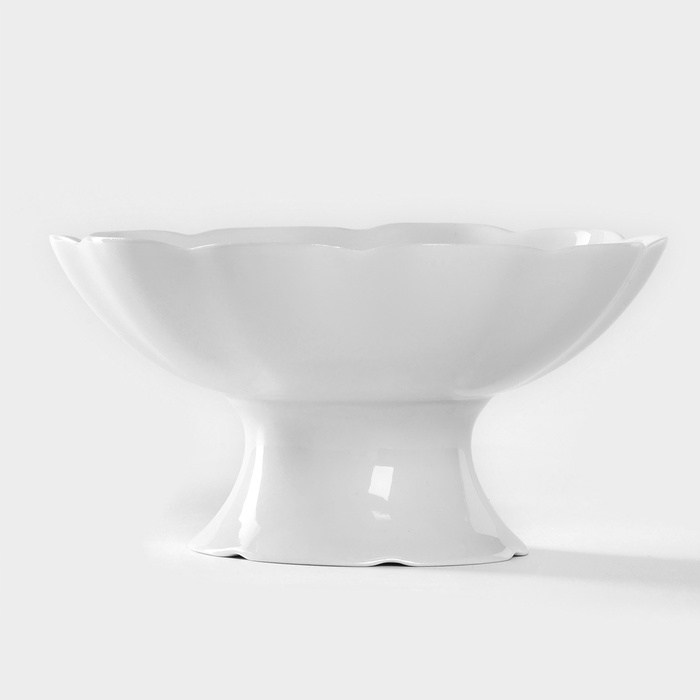 Конфетница фарфоровая «Елена», 300 мл, h=15,2 см Конфетница фарфоровая «Елена», 300 мл, h=15,2 см